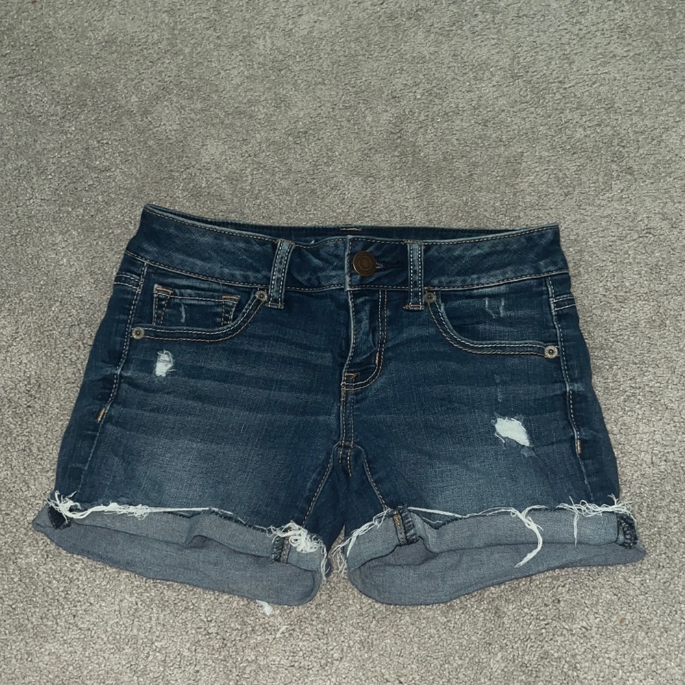 american eagle jean shorts